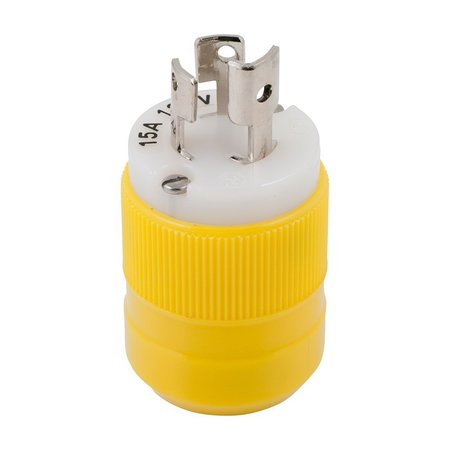 MARINCO Locking Plug - 15A, 125V - Yellow 4721CR